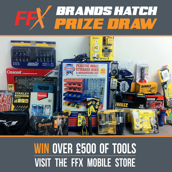 Coming to <a href="/Brands_Hatch/">Brands Hatch</a> ? Then visit the @FFXToolSupplies Mobile Store for a chance to WIN over £500 worth of tools.