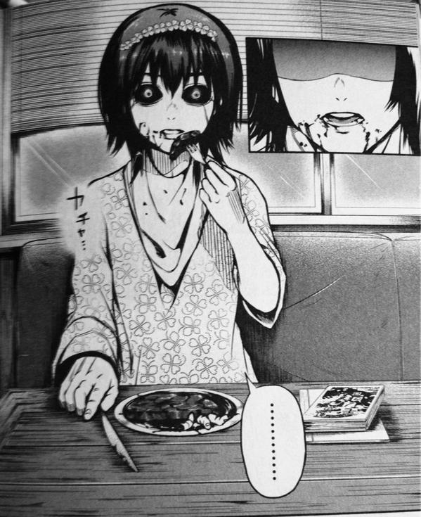 ryotan0915's tweet photo. 東京喰種のヒナミちゃん〜
普段は可愛いのに、この時は怖かったわぁ〜笑
次は9巻買おかな♪♪ http://t.co/RxJLIEmHaV