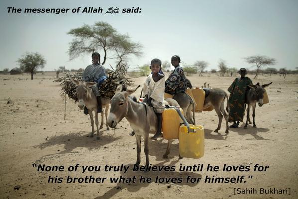 IslamicReliefUK's tweet photo. Jummah mubarak! “None of you truly believes until he loves for his brother what he loves for himself." [Bukhari] http://t.co/HFasHnPAfq