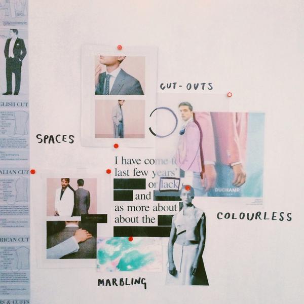 TaraMost's tweet photo. Research wall in progress #murakami #colourlesstsukuru #bespoke #tailoring http://t.co/BrRhAXr0K8