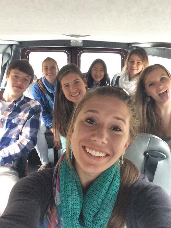 Mahar StuCo is off to Officer Shop❤️💙