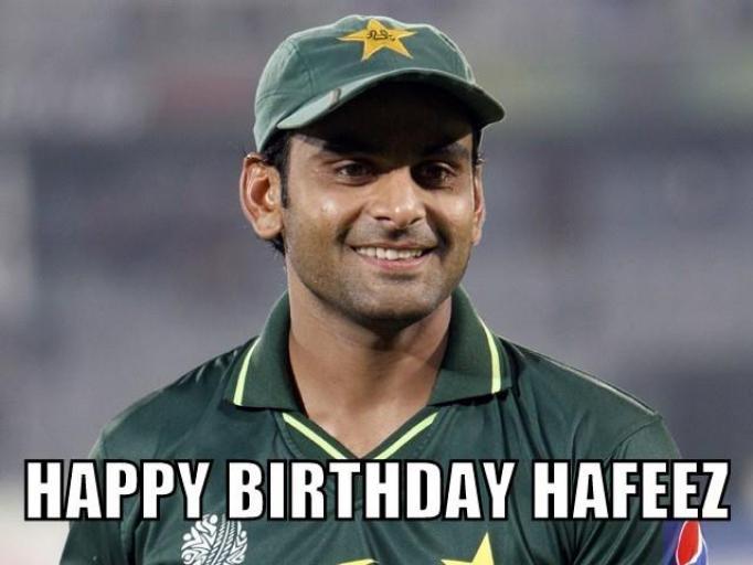 Happy Birthday Mohammad Hafeez, who turns 34 today.    