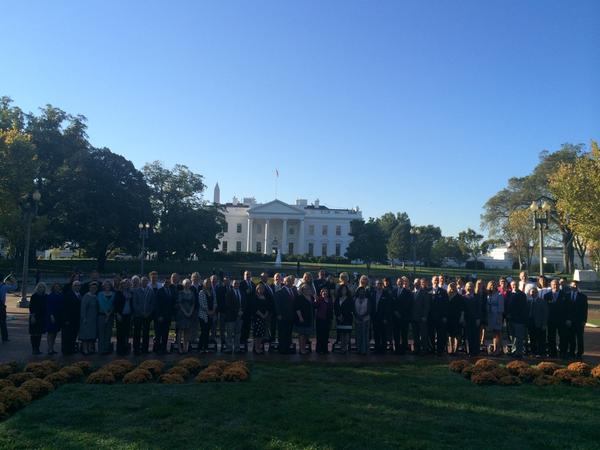 #naespNDP Dad as taking pic, "Girls, these are the most distinguished principals in America!"