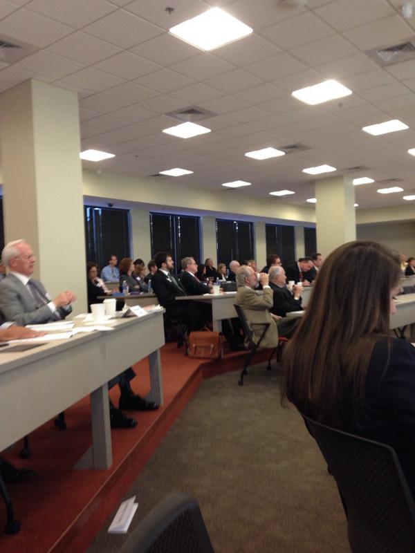 CampbellLawDean's tweet photo. Full house for terrific law review symposium on municipal bankruptcy. http://t.co/zuP9TIerj9