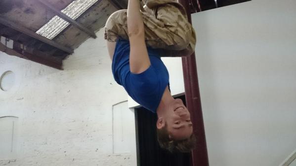 Our chair is a picture of dignity even at our aerial workshop