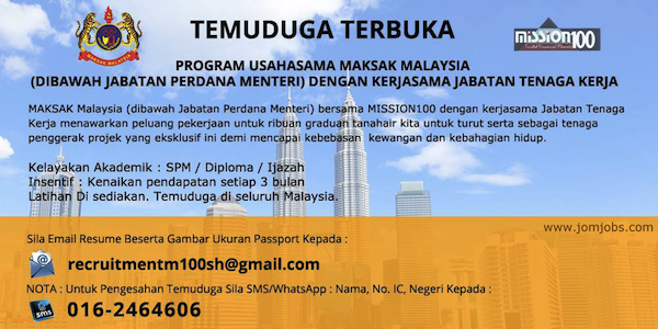 jawatan's tweet photo. Temuduga terbuka untuk RIBUAN GRADUAN di MAKSAK Malaysia. Peluang kerjaya bagi Graduan.
http://t.co/d601HVC8fN http://t.co/dYze16hcg9