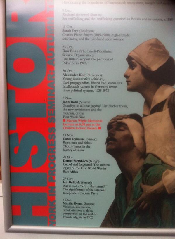 Here's a reminder about some of the events coming up as part of the Work in Progress lecture series!