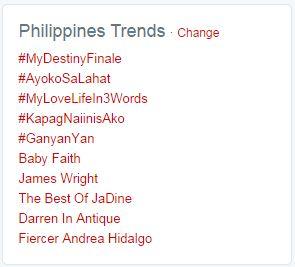 GMAMyDestiny's tweet photo. @Akosimrwright trending for #MyDestinyFinale ♥ http://t.co/kk6DRu7MeQ