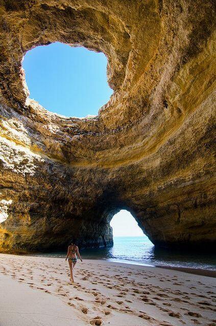 _Paisajes_'s tweet photo. Cueva marina en Algarve, Portugal http://t.co/hQ6WveNB1C