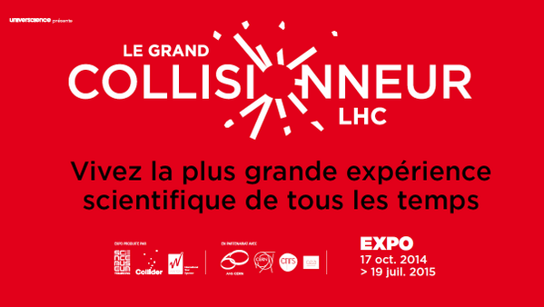 CERN's tweet photo. The Collider exhibition embarks on an international tour, starting today in Paris: http://t.co/KBbFuKtPMc #ParisLHC http://t.co/PbyR4fuw4z