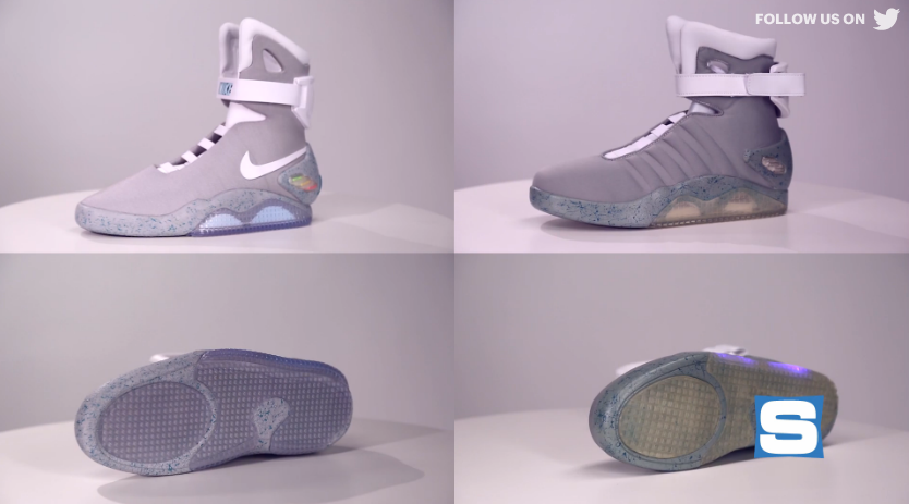 SoleCollector on X How does the Nike Air MAG compare to its Halloween costume counterpart WATCH http t Iqdn1i2KoW http t 8KrjmK3Nsc X