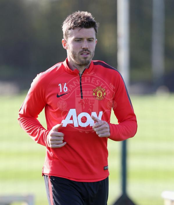 ManUtd's tweet photo. Van Gaal hopes to ease Carrick back into action with #mufc U21s next Friday. Read more: http://t.co/COMJrcNE1J http://t.co/REPSE0LUc9
