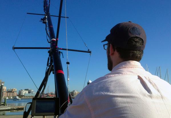 BlueRockProd's tweet image. Trying out our new jib at the regatta in the Inner Harbor!