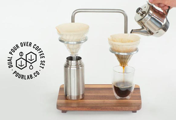 PourLab1's tweet photo. Calling all #coffee enthusiasts! #pourlab is gonna look great on your countertop! #twocupsatatime #pourover http://t.co/KX0VwX0ILo