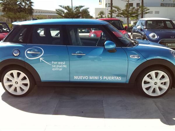 sergio39309's tweet photo. Nuevo Mini 5 puertas http://t.co/P3PvIi4pJK