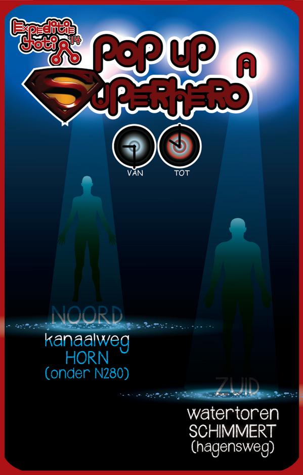 Pop-up superhero! #expeditiejoti