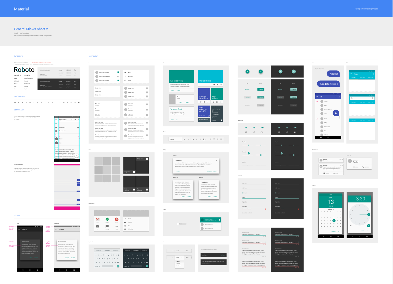 Android UI kit for Sketch by Ivan Bjelajac on Dribbble