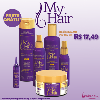 Lindas que usam mega hair, extensões e apliques, aproveitem o Kit My Hair Embelleze c frete grátis*! ;) ...