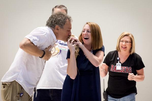 Congrats to Jason Lopresto winner of the Buckaroo Drive "Kiss the Bearded Dragon" contest!