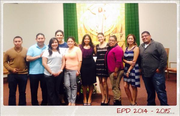 EPJHouston's tweet photo. ¡Nuestro Nuevo EPD Y CPD 2014 - 2015 de Encuentros de Promoción Juvenil - Houston! #EPJhouston #servidores #Lideres http://t.co/wpwBoP8sLL