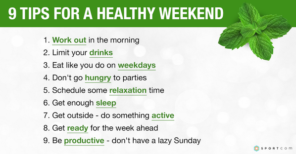 sportcom's tweet photo. Discover how to spend a healthy #weekend! Have any other ideas? We'd love to hear them! #health #healthyweekend http://t.co/BjpUptzO6K