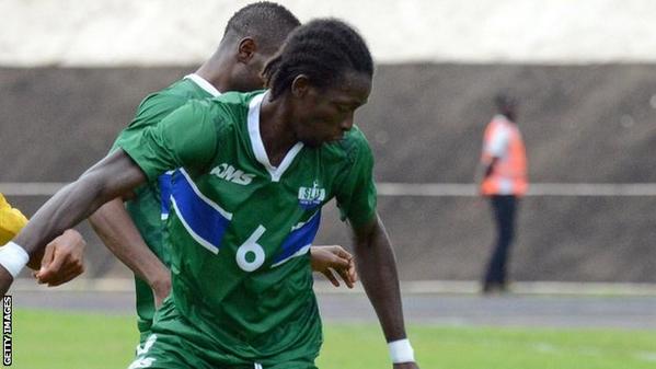 BBCSport's tweet photo. Sierra Leone's John Kamara banished by Greek club PAS Lamia over Ebola virus fears http://t.co/lqbB87viVt http://t.co/zUGh7B8Gkt