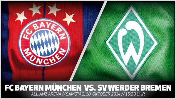 Bundesliga_DE's tweet photo. Erstmals ist diese Paarung das Duell des Ersten gegen den Letzten - die Infos zu #FCBSVW. http://t.co/YwNzUwR4W4 http://t.co/vVTnLWyUmV