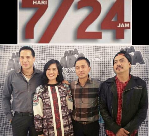 birowo's tweet photo. "@724Movie: #Promo724movie with @therealDiSastr @lukmansardi @birowo Ariwibowo at Ada Ada Aja Global TV ♥ http://t.co/3XnNucIjyD"