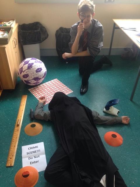 StPaulsMaths's tweet photo. A maths murder mystery in @StPauls lsbbrook as part of #mathsweek2014 http://t.co/GDfqRxPHi2