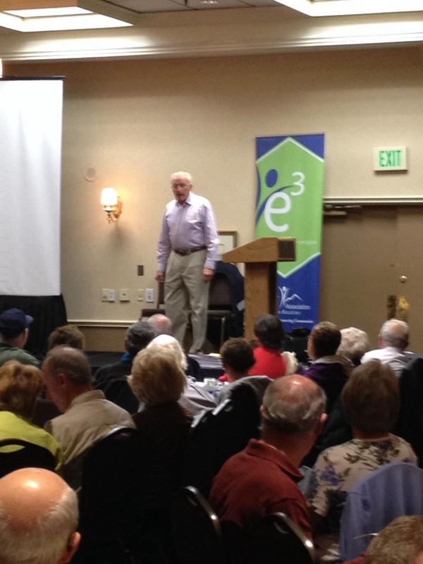 johnmdean123's tweet photo. John Argue, author of Parkinson's and the Art of Moving, kicks off the 2014 E3 conference for PAR @PARockies http://t.co/jFcqcR3BKH