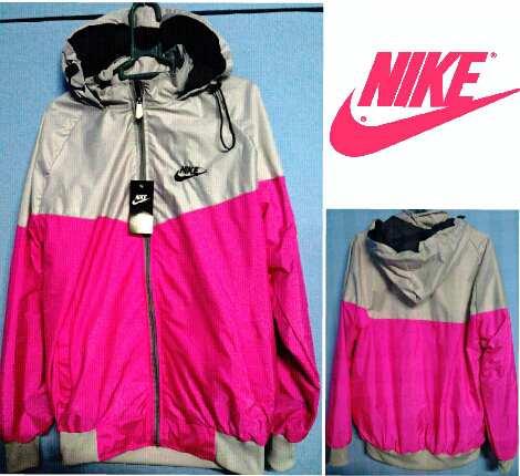 Nike parasut pink abu 100k