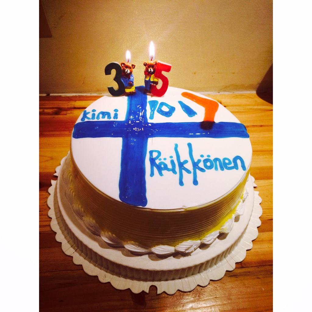 Happy 35th birthday Kimi Raikkonen  
