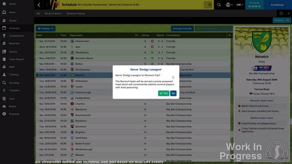 aaron_chow's tweet photo. @save_us_DaJ  "@fmscout: #FMC15 unlockable: #DodgyLasagne #FM15 screens: http://t.co/yNfo9ZNoDe http://t.co/fGjbWbTcwb"