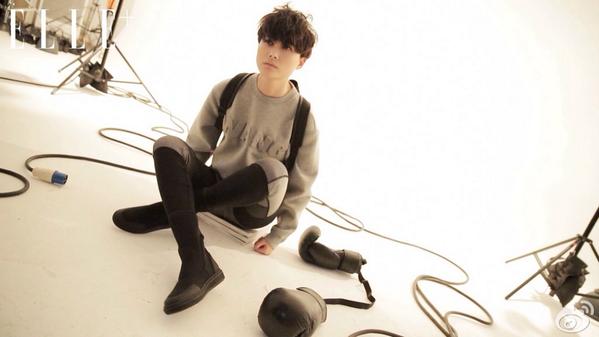 LiyuchunFanClub's tweet photo. #LiYuchun (aka #ChrisLee ) in #AlexanderWangxHM for #ELLEplus. (cr logo) http://t.co/Eu84ItSWR8