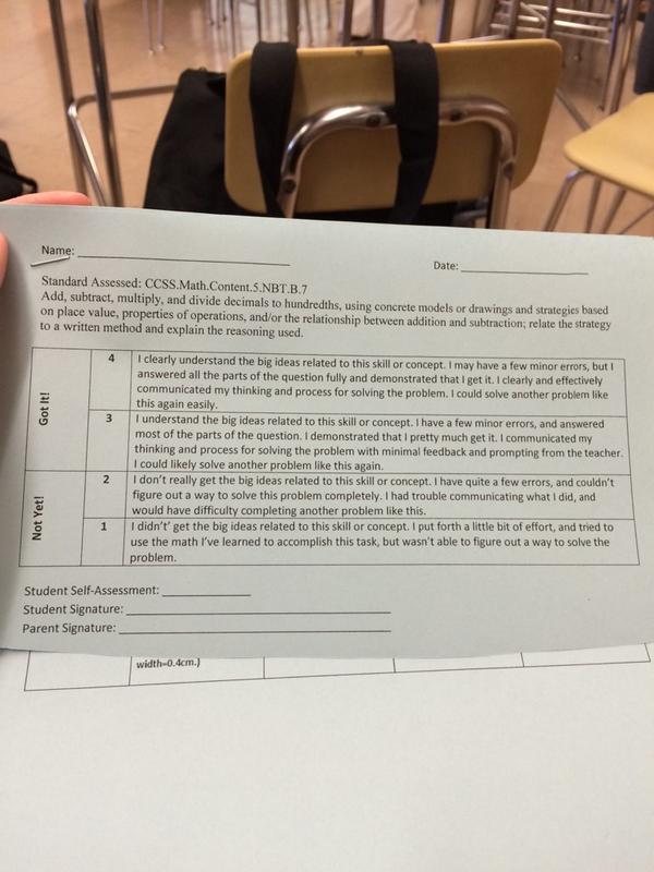 MsHallieLease's tweet photo. #vandewalle #rubric http://t.co/Ni408RvYcW