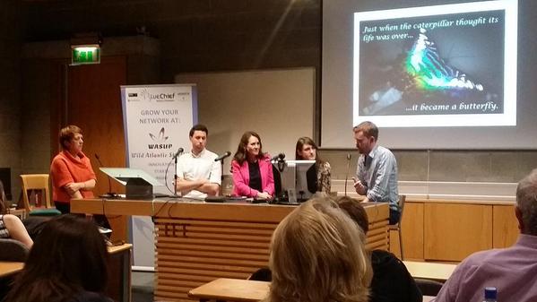 Clearpreso's tweet photo. There's @genemurphy telling it like it is! #wasup14 http://t.co/IJngQGYlXo