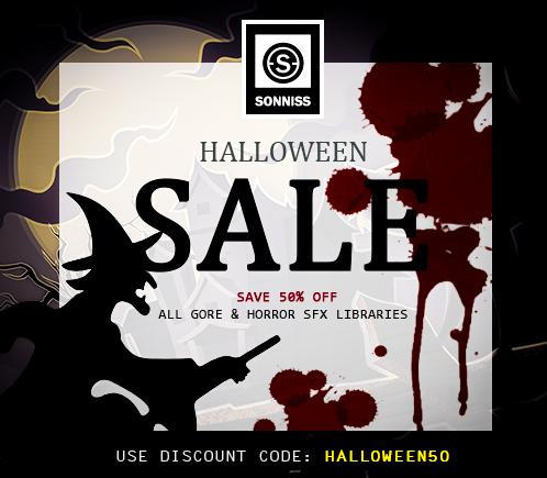 sonnissdotcom's tweet photo. The Sonniss Halloween Sale has now started! - Save up to 50% off high-quality #soundeffects. http://t.co/rbQ3djOuvT http://t.co/edwkj49HSw