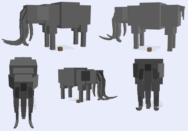 TheValarProject's tweet image. The Oliphaunt mod for our Mod; Awaken Dreams #Minecraft #LordOfTheRings #Oliphaunt #minecraftservers #3dmodelling