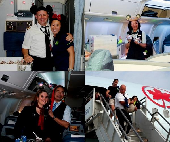 DreamsYVR's tweet image. The aircraft used for our Disneyland flt is donated by @AirCanada &amp;amp; the flight crew work on their own time #thankful