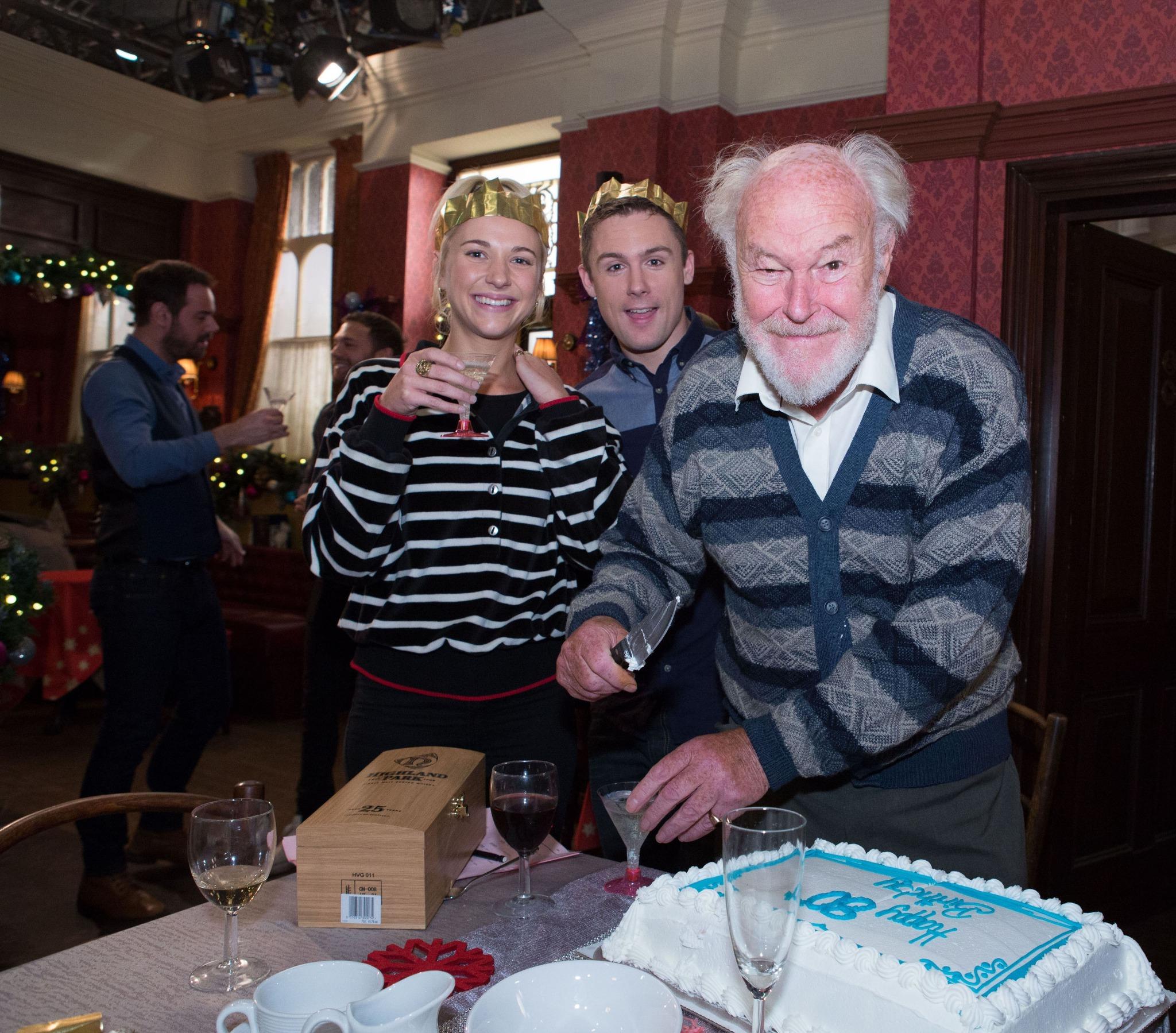 We celebrated Timothy Wests 80th birthday today! Happy birthday for Monday, Timothy! 