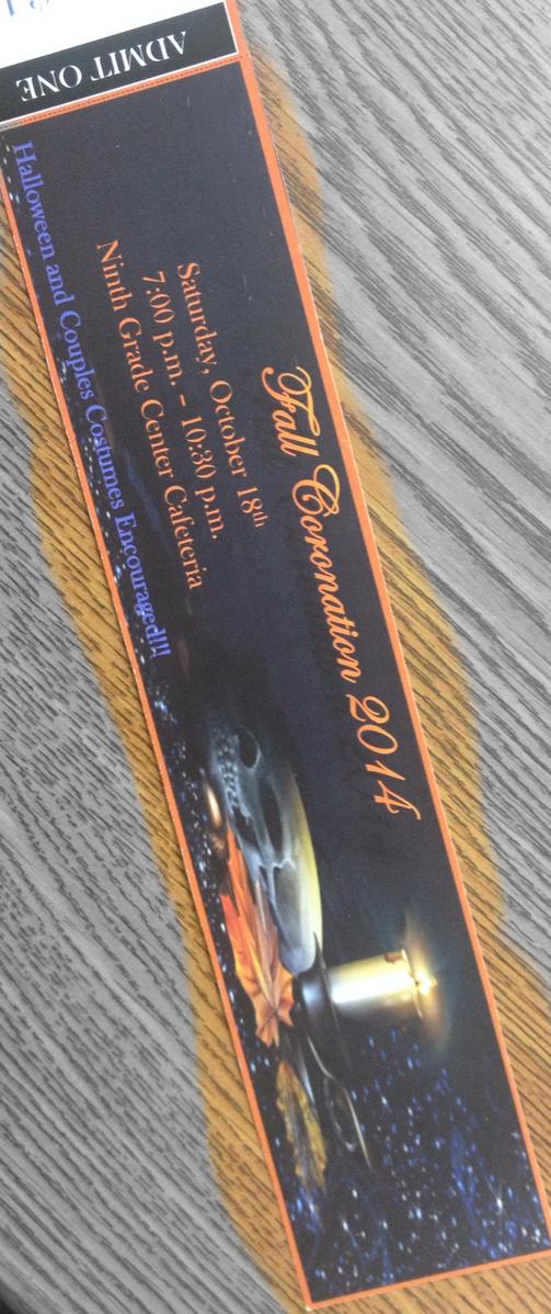 One. More. Day! Fall Coronation!! Court announced! Don't miss out.
7pm; Saturday, at Collegiate; $15 now, $20 at door