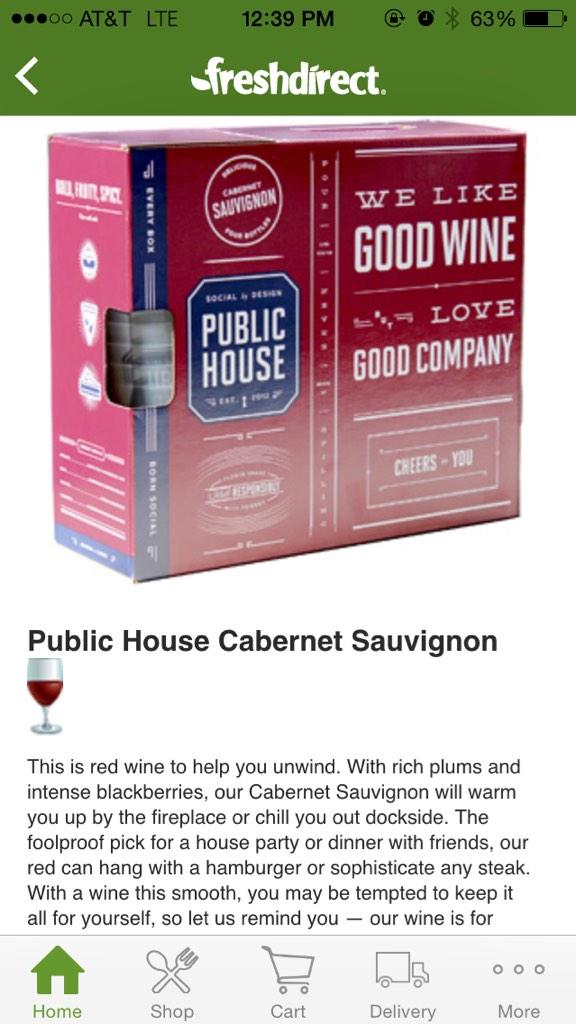 We out here baby. Get your FruitLoops AND your boxed wine from the same people. Holler <a href="/FreshDirect/">FreshDirect</a> #MuchLove