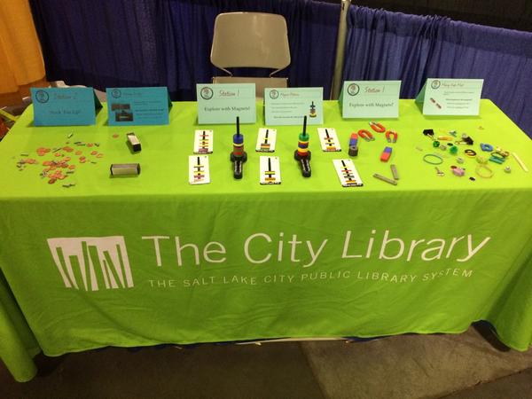 Sariassong89's tweet photo. May the magnetic force be with you! #slcpl #uea #utahkidsreadytoread http://t.co/1idsyrZXjI