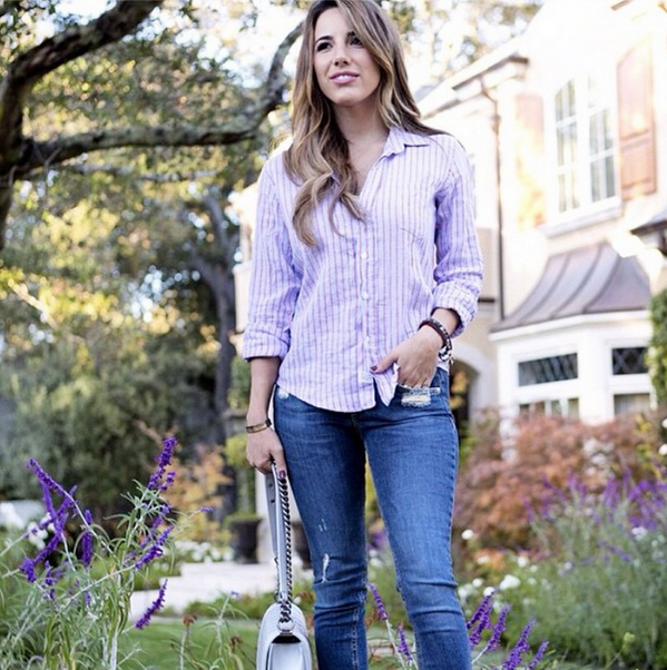 frankandeileen's tweet photo. @arianao brings summer back with this fresh fall look! @rag_bone @CHANEL @jemmasandsla...www.fashionborn.com #fall http://t.co/WG9FIA9FHk