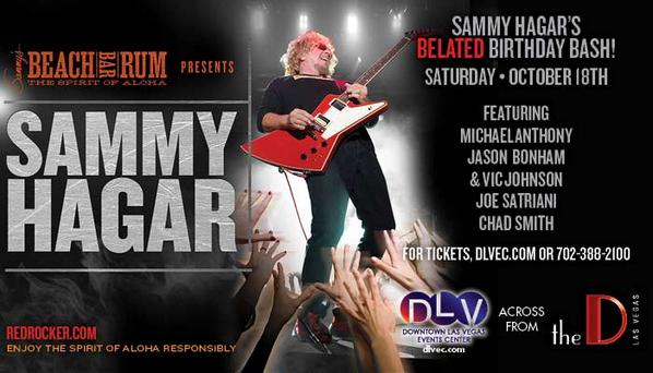 theDlasvegas's tweet photo. .@sammyhagar's epic bday bash is tmw at @DLVEC across from #theD! Sand vball, tropical cocktails, food trucks &amp; more! http://t.co/D6prkjovCL