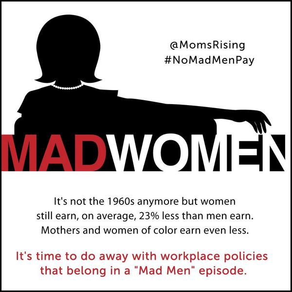As we prepare to bid farewell to TV's #MadMen, let’s also say goodbye to Mad Men-era wages for women. #WomenSucceed
