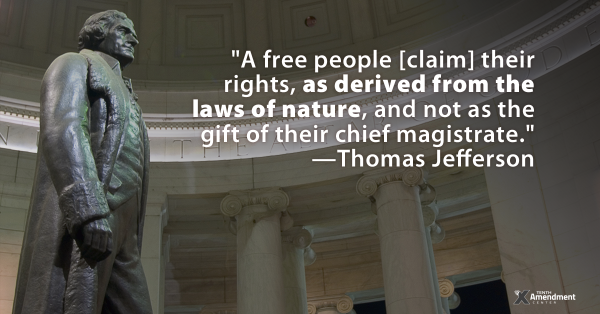 TenthAmendment's tweet image. Your rights don't come from governments...or documents.

bit.ly/1sZwHyj