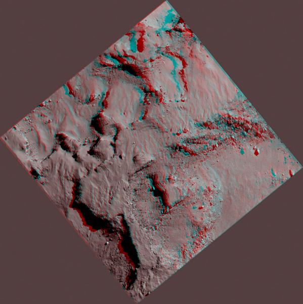 elakdawalla's tweet image. In the meantime, enjoy this 3D view of @Philae2014&apos;s &quot;flat&quot; (gulp) landing site! planetary.org/multimedia/spa…