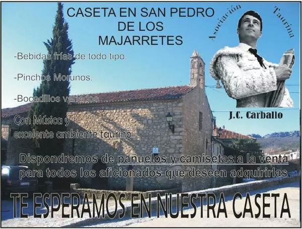 ATJCCARBALLO's tweet photo. Caseta en las fiestas de San Pedro de los majarretes. Bebidas frías, aperitivos,  bocadillos y buen ambiente. Pásate http://t.co/lDqAILcTEg