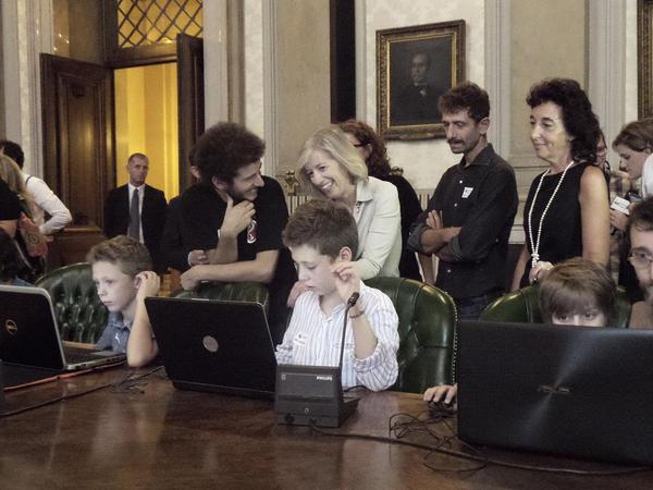 coderdojopd's tweet photo. Un super #CoderMIUR @CoderDojoItalia @tarmelop @MiurSocial @SteGiannini http://t.co/6WyrZRelju